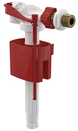 Füllventil für WC- Keramik Spülkasten 1/2 Füll-Ventil Metall-Anschlußgewinde Seitlich Neu Schwimmerventil Gewindeendung