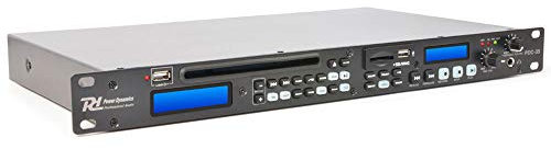 Power Dynamics PD PDC-35 DJ Rack Mount Digital Media Player & Recorder - CD, Dual USB, SD, MP3 Playback, RCA Outputs, Compact 1U Design for Bars, Clubs & DJ Installations