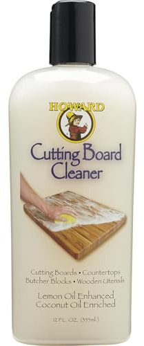 Howard Cutting Board Cleaner for Wooden Kitchen Cutting Boards Breadboards Wood Chopping Tools Food Safe 355ml