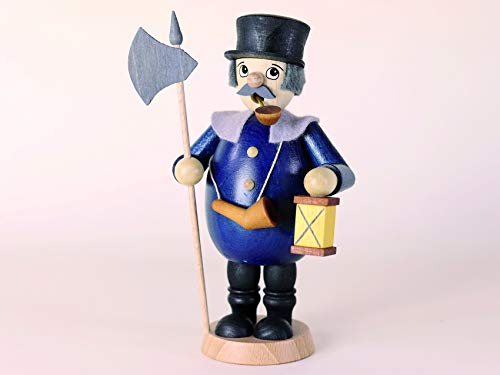 Räuchermann Nachtwächter HxB 15x8,5cm NEU Räuchermann Rauchmann Räucherfigur Räucherkerze Figur Holz Seiffen Erzgebirge Holz Rauchfigur Dekoration Weihnachten