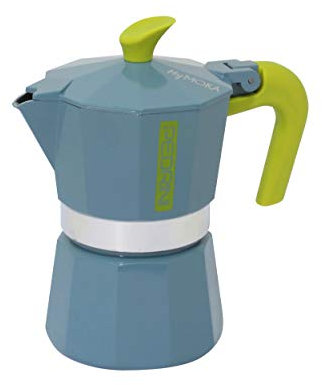 Pedrini Mymoka Mix Caffettiera, Alluminio, Stone Rebel