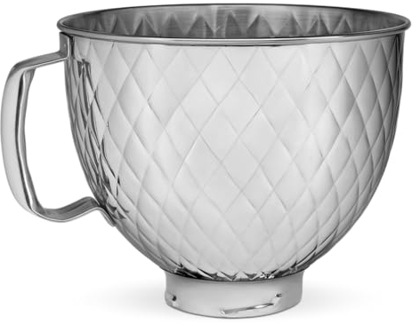 KitchenAid KSM5SSBQB Bol mélangeur sur Pied en Acier Inoxydable matelassé 5 l