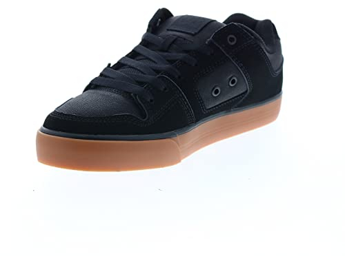 DC skor ren herr sko skate, Svart tuggummi svart, 47 EU