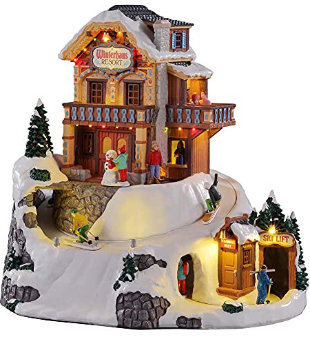 Lemax 15735-UK Vail Village Sights & Sounds: Winterhaus Resort