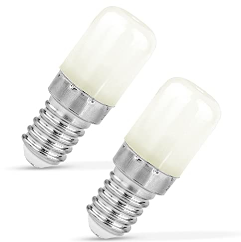 Perfect LED Kühlschrankbirnen - warmweiß - 2er Set - E14 LED Lampe - Kühlschranklampe - 2700 K - 1,5 Watt