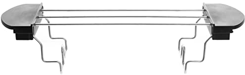 Operitacx Stainless Steel Toast Rack, Barbecue Warming Holder, Bread Cooling Grid Loaf Stand Grilling Toaster Accessory for Air Fryer Dualit Toaster