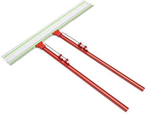 Upgraded Aluminum Alloy Parallel System for Repeatable Cuts for Track Saw Rail Fit for Festool Woodworking Tools Hook Upgrade