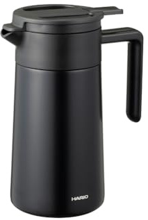 Hario Thermo-Server mit Keramikbeschichtung, 600 ml, Schwarz