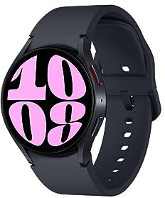 Samsung Galaxy Watch6 SM-R935FZKADBT Smartwatch och sportklocka 1,3 tum AMOLED 40 mm digital 432 x 432 pixlar pekskärm 4G grafit, WLAN GPS (renoverad)