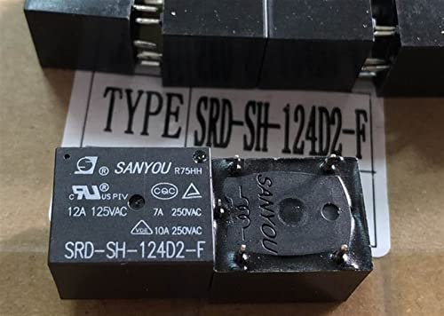 XTVVTODJXT Neues SRD-S-105D SRD-S-106D SRD-S-106D4 SRD-S-109D SRD-S-112D SRD-S-112D2-P SRD-S-124D SRD-SH-124D2-F Relais 5 Pins (Size : SRD-SH-124D2-F 24V)