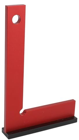 Anschlagwinkel,Aluminium-L-Schmiege 90° Winkel Präzisionsmesswerkzeug, 156 x 100mm, aus eloxierter Aluminiumlegierung