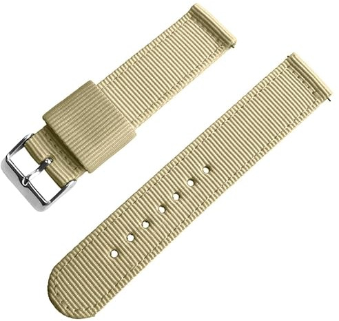 Natos.com - NATO Uhrenarmband, Militär Nylon Strap, Uhrenarmbänder Herren und Damen, Edelstahlschnalle, 18mm 20mm 22mm