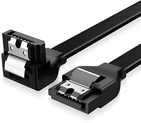 40/50cm Cavo SATA3 6GB/s Cavo dati rigido Canale Dritto 90 Gradi Filo