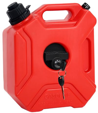 Tanque De Combustible - Tanque De Gasolina | El Almacenamiento De Aceite Combustible Puede | Latas De Aceite De Coche | Contenedor De Líquido De Aceite De Coche Portátil De 1.3 Galones Pr Autos | Broc