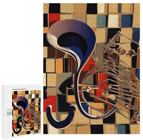 500 PCS Jigsaws for Teenagerss Gramophone Puzzle for Adults Anti-Stress Toys Difficult Hard Birthday Present, Gifts, 500 PCS