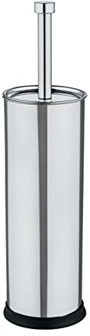WENKO Brosse WC exclusif acier inox Porte-brosse WC Brillant
