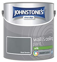 Johnstone's 306587 Vinyl Silk Emulsion - Steel Smoke,2.5