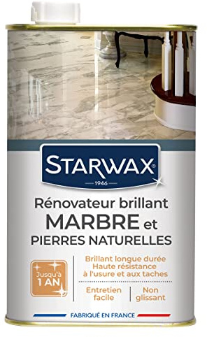 STARWAX Rénovateur brillant protecteur marbres et pierres naturelles 1L