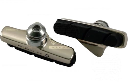 DiscoBrakes Campagnolo Record Chorus Titanium Effect Road Brake Pads, Length 55mm