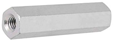 10X 127X20 Distanzmuffe mit Gewinde Innengew: M4 20mm sechskant Stahl DREMEC