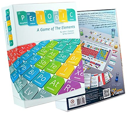 Periodic: A Game of the Elements | Periodic Table Board & Card Game About Atoms, Elements & Compounds | A Strategy Board Game for Gamers & Educational Science Game for Kids or Family Game Night