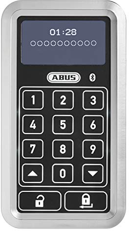 ABUS One Tastatur CFT3100 für Haustür, Wohnungstür und Terrassentür - smarter Türöffner mit Code - Zubehör für Loxeris One, Wintecto One, Cylox One - silber