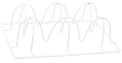 Cabilock Eierhalter Für Kühlschrank Weißer Eierständer Dekorativer Eier Organizer Für Küche Und Esszimmer Stabiler Draht-eierhalter Platzsparend Und Funktional