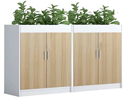 Aktenschrank Rollcontainer Aufbewahrungsschrank, niedriger Schrank, Trennschrank, Büroschrank, Datenschrank, Büroschrank, Aktenschrank, Blumenschlitzschrank mit Schloss Büroschrank ( Color : 1600*300*