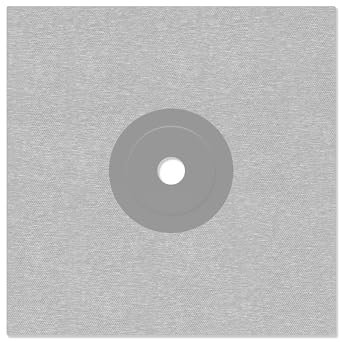 Isolbau Lot de 50 manchettes murales P3 grises - 120 mm - Bande d'étanchéité - Manchon étanche pour sanitaire, douche, salle de bain, carrelage - Isolation - Pour l'intérieur et l'extérieur