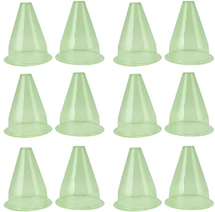 12 x multifunktionale Gartenabdeckungen, Kunststoff, Glocke, transparentes Glas, verhindert Vögel, Frost, Gartenbau, Gewächshaus, Zubehör