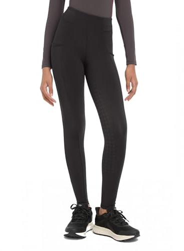 LeMieux Young Rider Pull On Orla Breeches - Supportive Elasticated Waistband - Lightweight - Full Seat Silicone Grip - Childrens Horse Riding Trousers