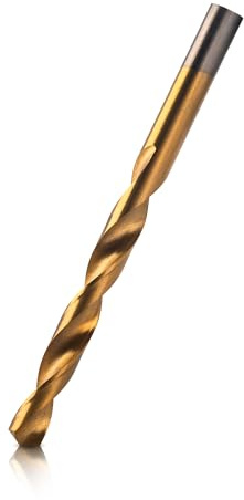 HSS-TiN Bohrer (titannitriert) Spiralbohrer Edelstahl Stahlbohrer Metallbohrer Eisenbohrer 1,0 mm - 10 Stück