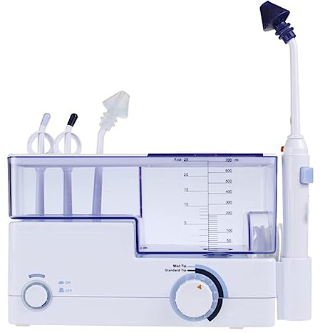 Nasal Irrigator Sinus Rinse Kit for Adults Child - Portable 7 Modes Nose Cleaner Pulsating Wash Irrigation
