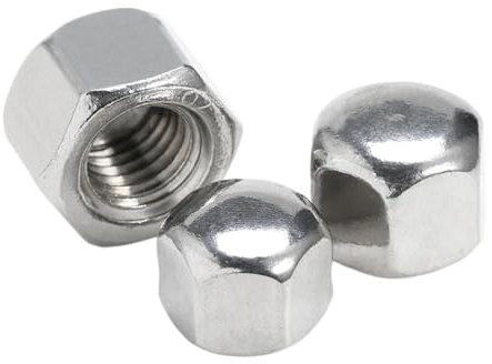 M3 M4 M5 M6 M8 M10 M12 M14 M16 M20 304 In Acciaio Inox Esagonale Esagonale Corto Basso Tappo Sottile Coperchio Dado Cieco dado cieco DIN917(M10-2Pcs)