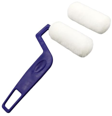 Rullo per pittura – Strumento per dipingere i bordi, rullo di vernice fine per pareti e modanature | Strumento multifunzione per la decorazione della parete interna per superfici lisce