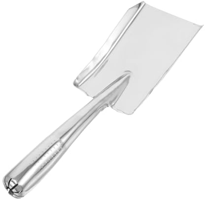 Kisangel Vanga in Acciaio Inox per Giardinaggio Piantagione e Diserbo Piccola Pala Leggera e Portatile per Terreno Difficile Attrezzo Multifunzione per Giardino e Esterno