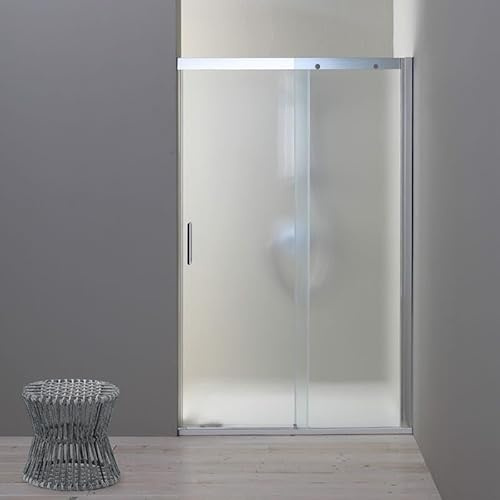 Kiamami Valentina - Duschabtrennung 130 cm feste Seite rechts Glas matt | Dream