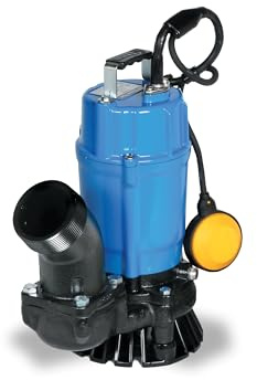 Tsurumi Pump HSZ3.75S Submersible Trash Pump Float Switch 1 HP 115V 3 in Discharge Dewatering applications - sand & solids, where auto operation is needed | 66 GPM / 4000 GPH