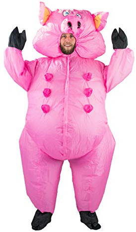 Bodysocks® Aufblasbares Schwein Kostüm für Erwachsene