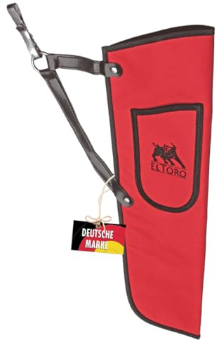 elToro Base² Seitenköcher Bogenschießen 50 cm | leichter Köcher für Rechtshänder und Linkshänder mit Zubehörtasche, Cordura, Gürtelclip