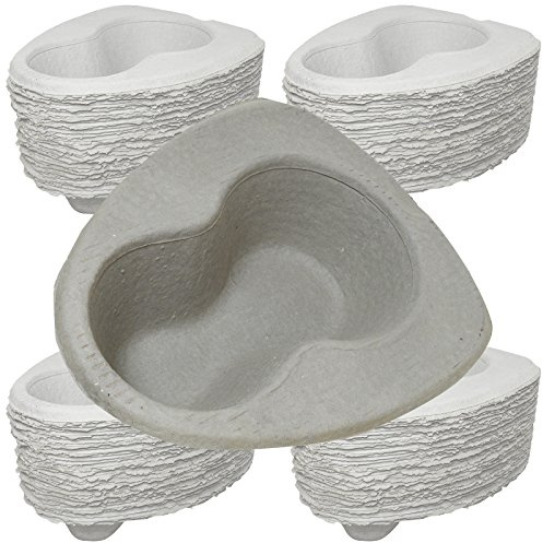 Caretex Disposable Cardboard Pulp Hospital Bed Pan Liners, 2000ml 100 Pack