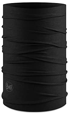 BUFF® | Original EcoStretch Schlauchtuch Schwarz für Herren Damen Erwachsene Multifunktionstuch Halstuch Laufen Wandern Fahrrad Outdoor, Unisex Schlauchschal