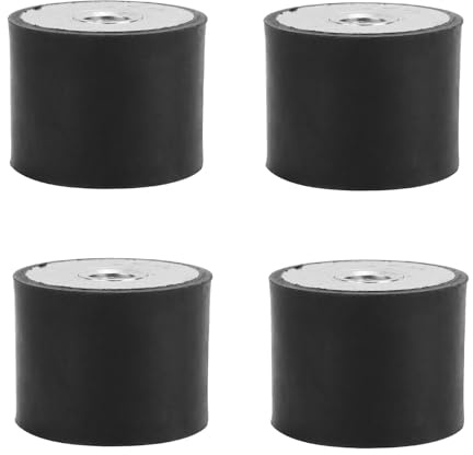 4 Stück Anti-Vibration Gummi Halterungen Innengewinde DE40*30 M10 - Dämpfer für Spulen und Geräte