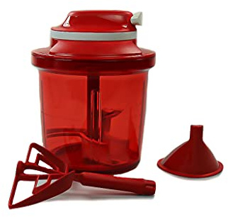 Tupperware Extra-Chef Chef Supersonic 1,35 L rot Chef Zerkleinern Extra Chef NEU 38455