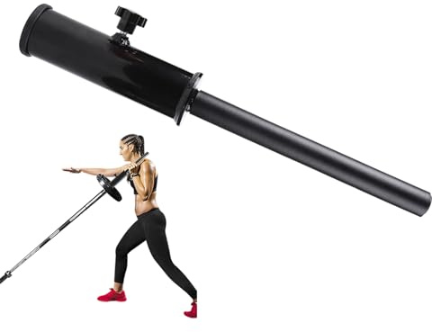 Viking Press Landmine Griffaufsatz für 5.1 cm olympische Langhantel, Home Gym Krafttraining Ausrüstung, Straight Bar Landmine Griff Befestigung für Kreuzheben Squat, Single Arm Row, Press Workout