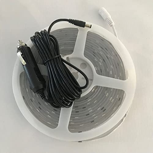 online-leds 12V - 5M Flag Pole Digital Magic Dream Chasing Led Strip Light Button Controlled 75 Patterns User Selectable Caravan Flagpole Lights