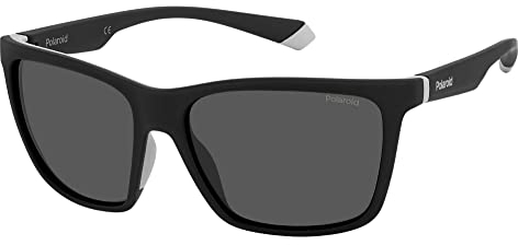 POLAROID Pld 2126/s 08A/M9 BLACK GREY Sunglasses Men's Acetate, Standard, 58