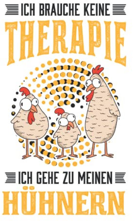 Hühner Tagesplaner: Hühner Therapie Hühnchen Bauer Huhn / Kalender 2023 & 2024 / Wochenplaner Tagesplaner Planer / Planungsbuch To-Do-Liste / 6x9 Zoll / 100 ausfüllbare Seiten