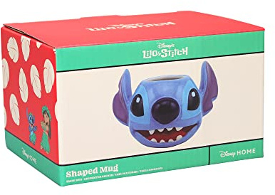 Disney Half Moon Bay Lilo et Stitch Tasse à café et tasse à café Stitch | Tasse à thé et tasse fantaisie cadeau pour femme | Cadeau pour femme et adulte