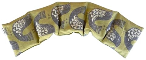 Microwaveable Neck and Shoulder Heat Pack Filled with Cherry Stones Seeds Warming Wrap Heating Cooling Bag (Bird)